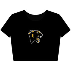 Panthers Minimal Logo Crop Tee
