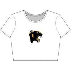 Panthers Minimal Logo Crop Tee