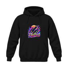GBN Neon Panther Hoodie - Black