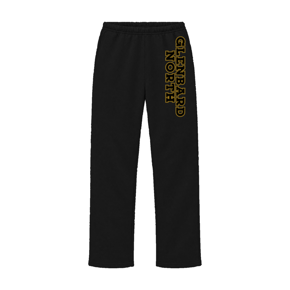 GBN Glenbard North Leg Straight Leg Sweatpants - Black