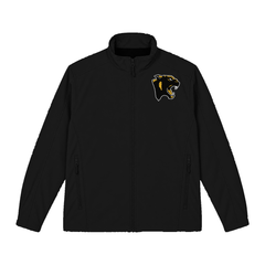 GBN Panther Logo Embroidered Soft Shell Jacket - Black