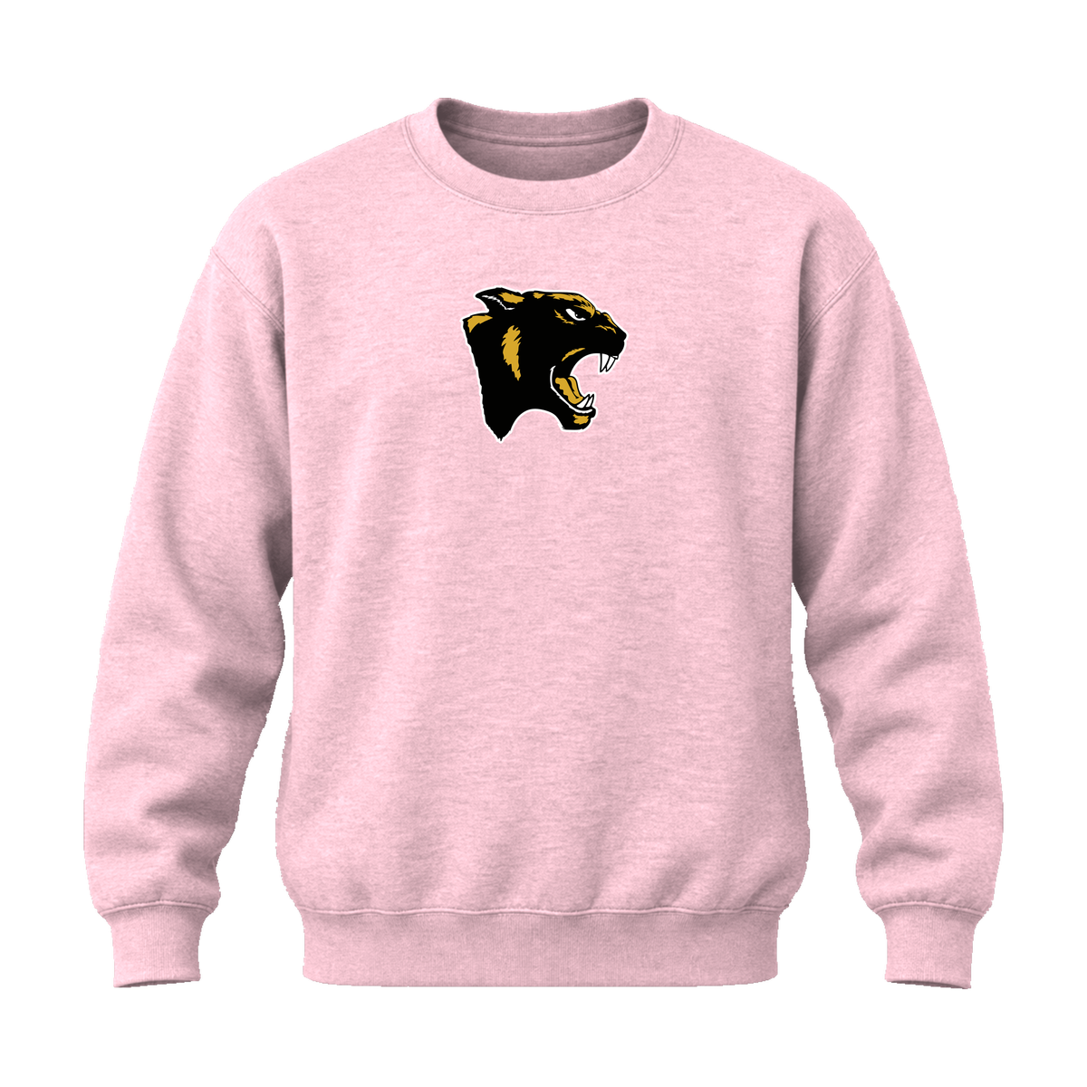 GBN Panther Logo Crewneck Sweatshirt - Light Pink