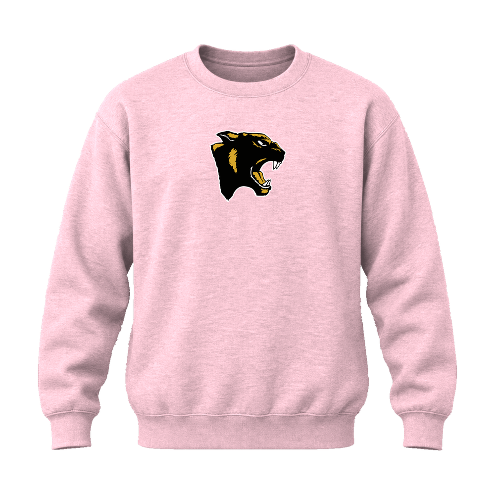 GBN Panther Logo Crewneck Sweatshirt - Light Pink