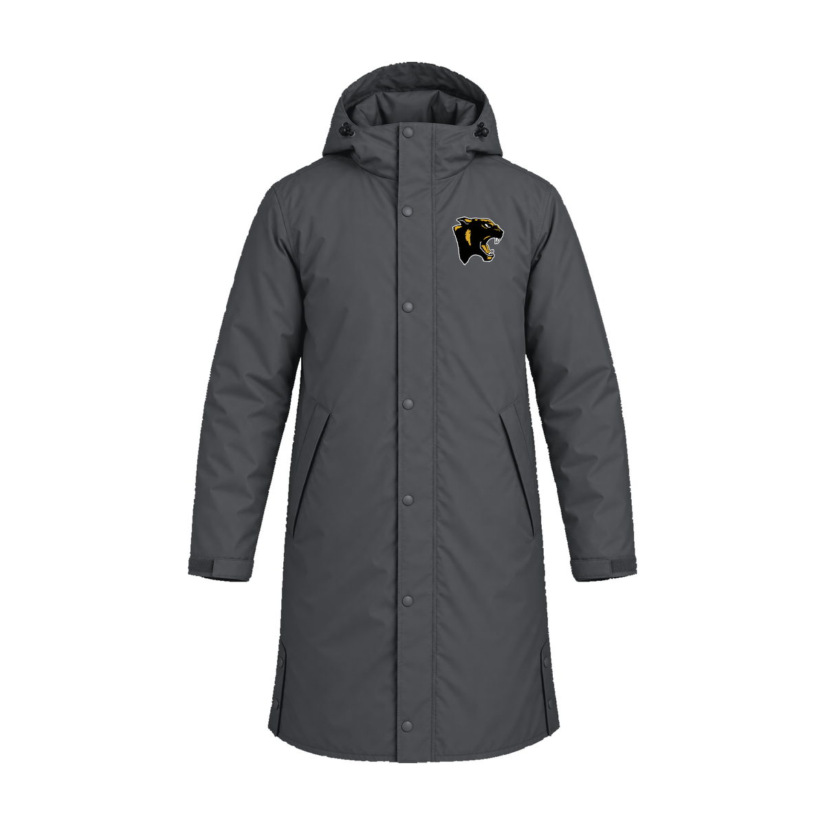 GBN Panther Logo Sideline Parka - Graphite