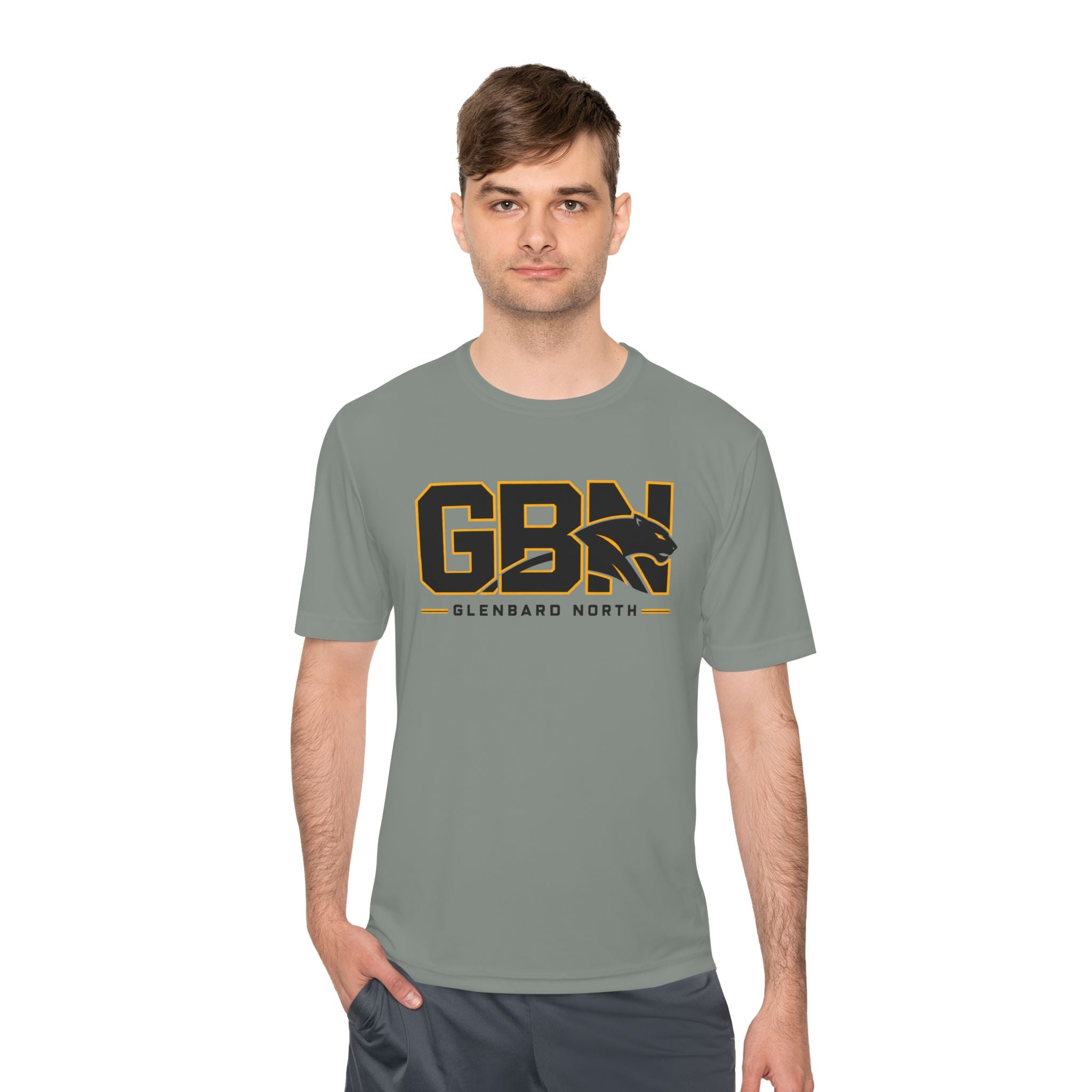 GBN Block Logo Moisture-Wicking Tee