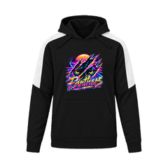 GBN Neon Panther Performance Hoodie - Black/ White
