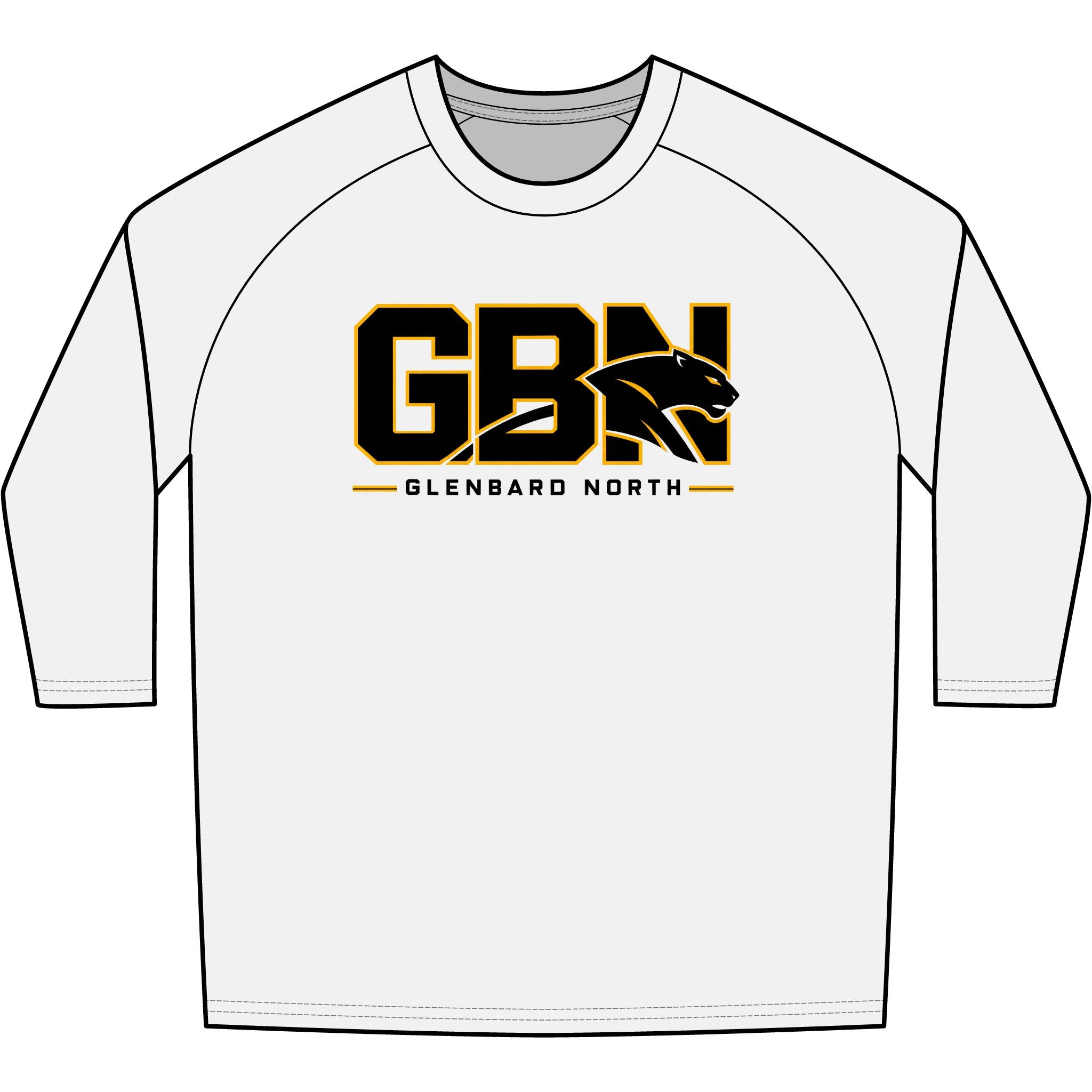 GBN Block Logo Baseball Tee