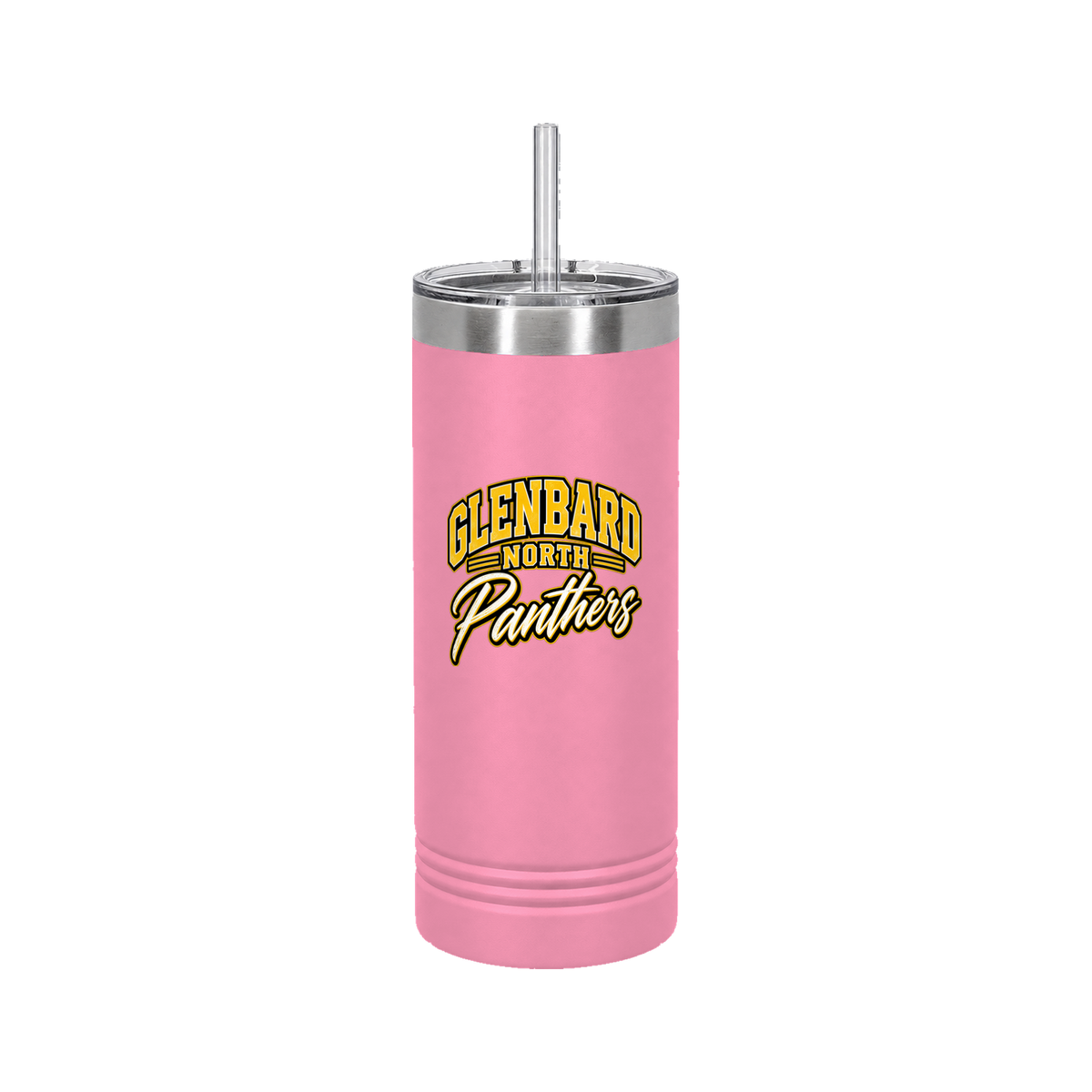 GBN Arched Panthers 22oz Skinny Tumbler - Pink