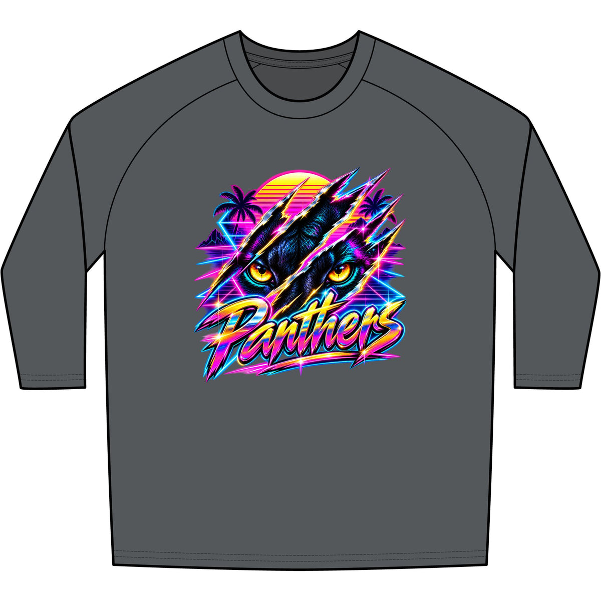 GBN Neon Panther Baseball Tee