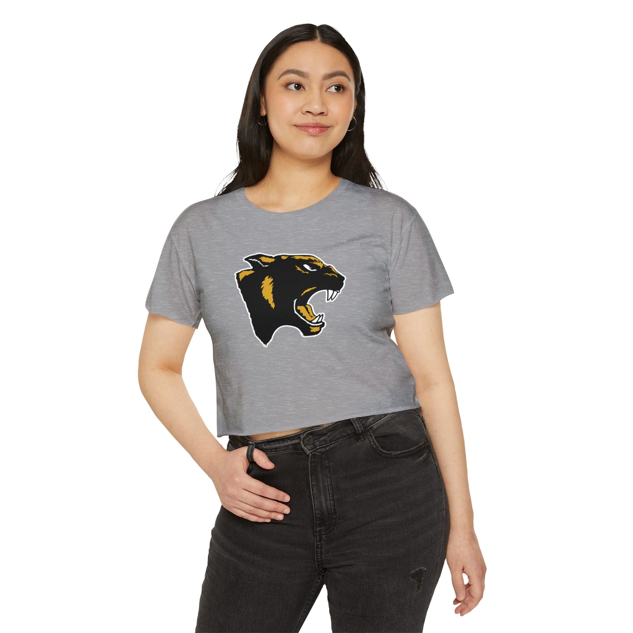 GBN Panther Logo Crop Top