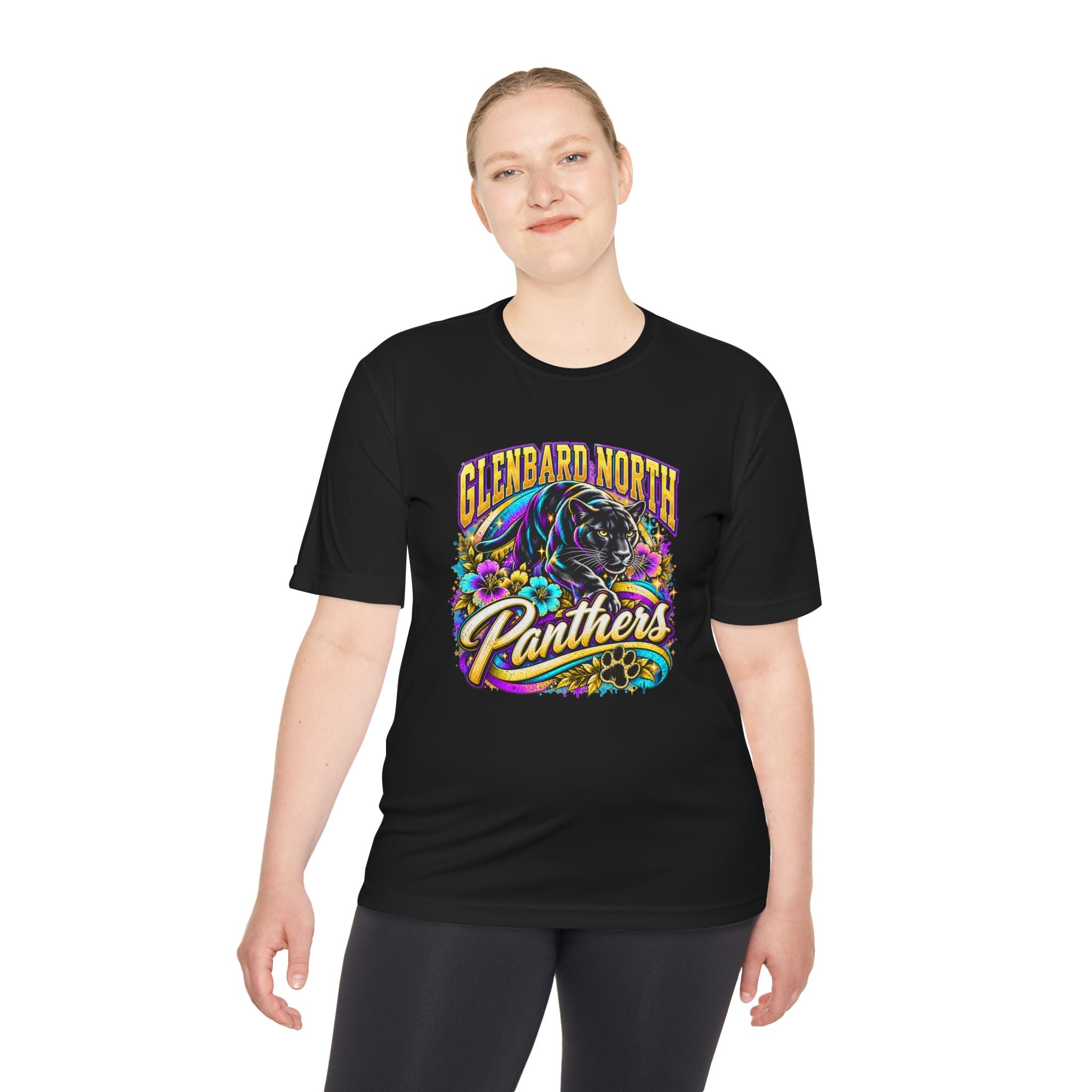 GBN Flower Power Panther Moisture-Wicking Tee