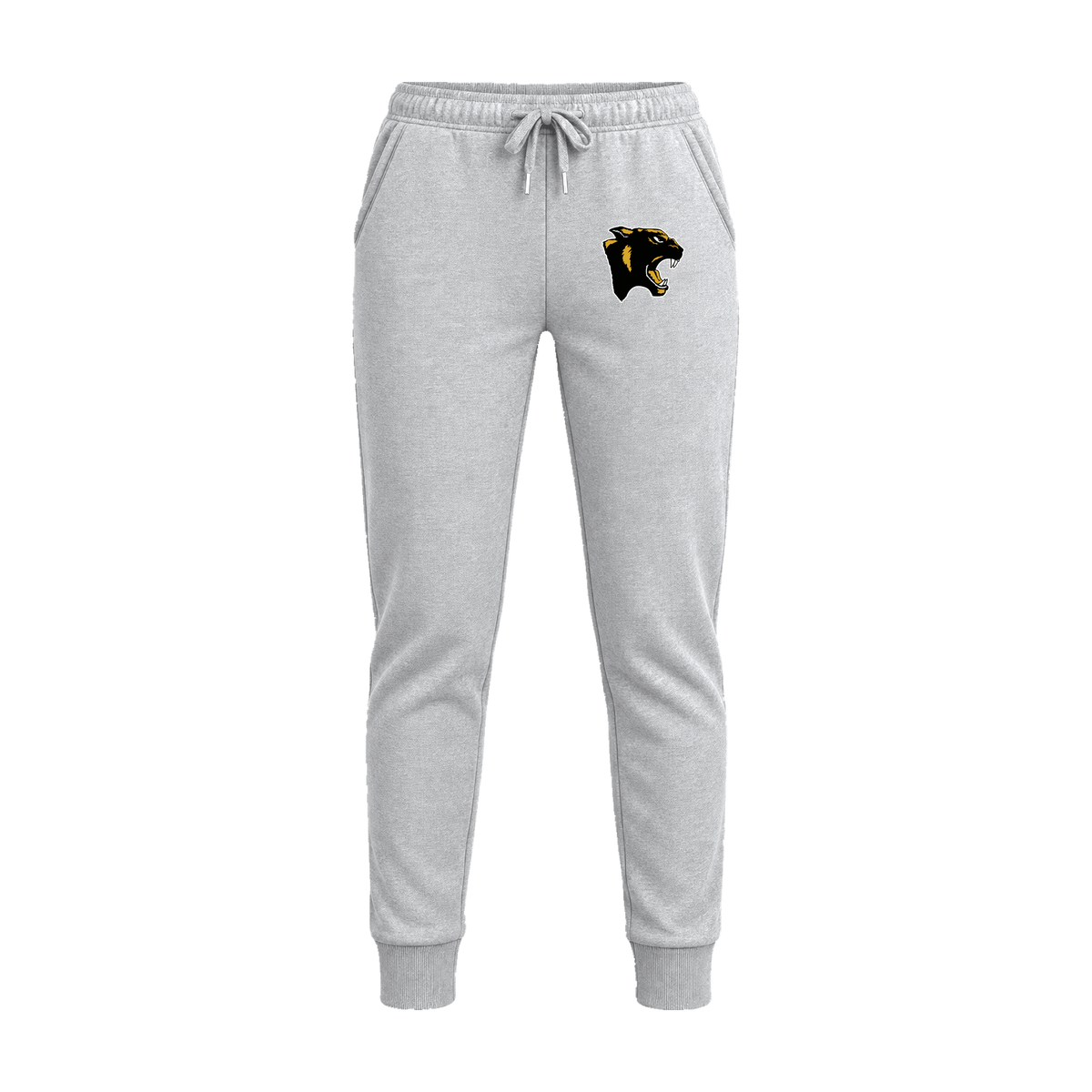 GBN Panther Logo Women's Joggers - Grey Frost