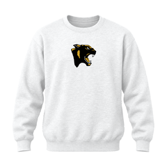 GBN Panther Logo Crewneck Sweatshirt - White
