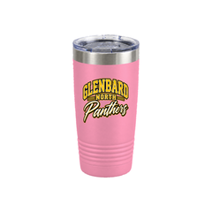 GBN Arched Panthers 20oz Tumbler - Pink