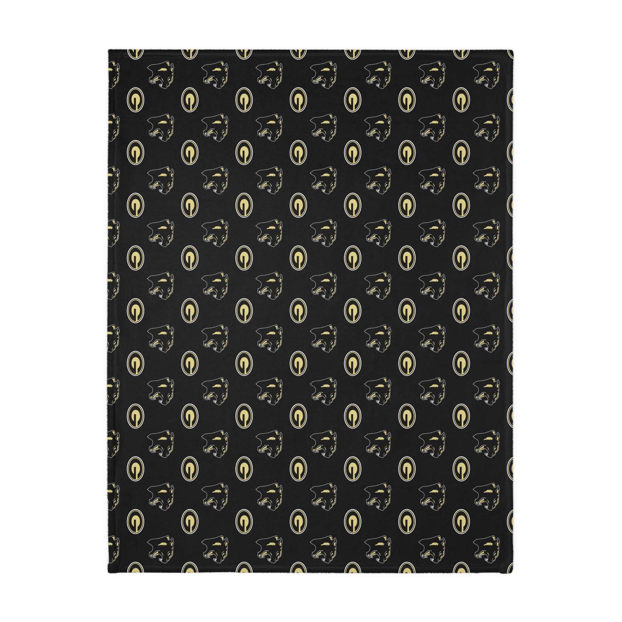 Panther Reversible Microfiber Blanket (Gray)