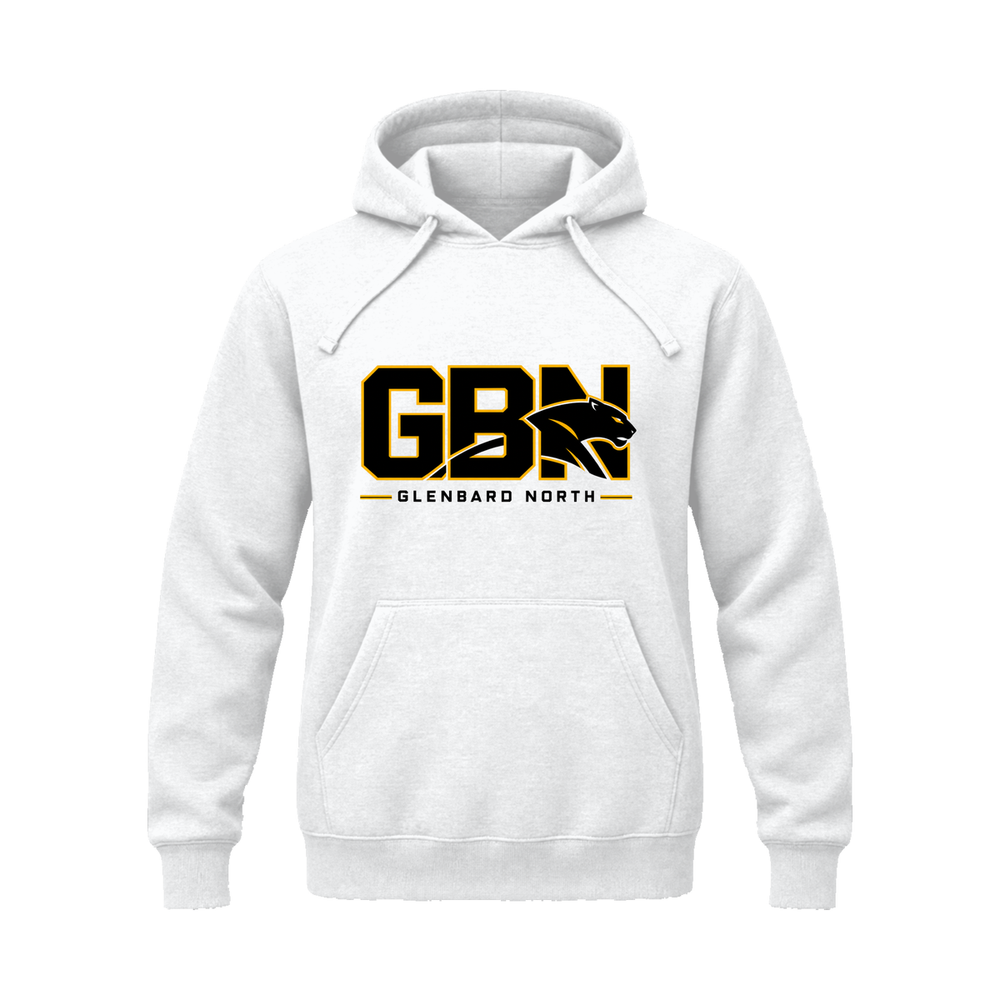 GBN Block Logo Premium Hoodie - White
