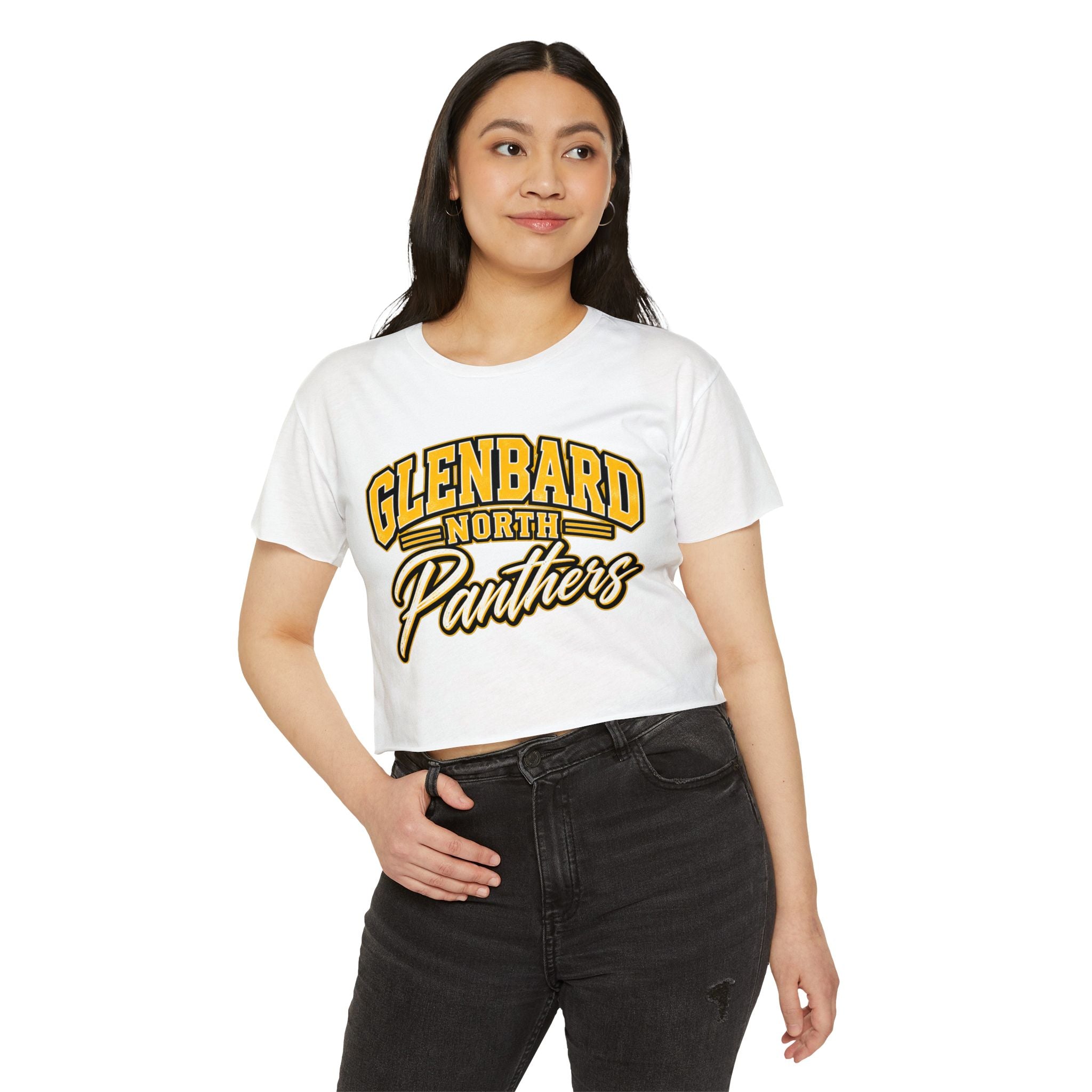 GBN Arched Panthers Crop Top