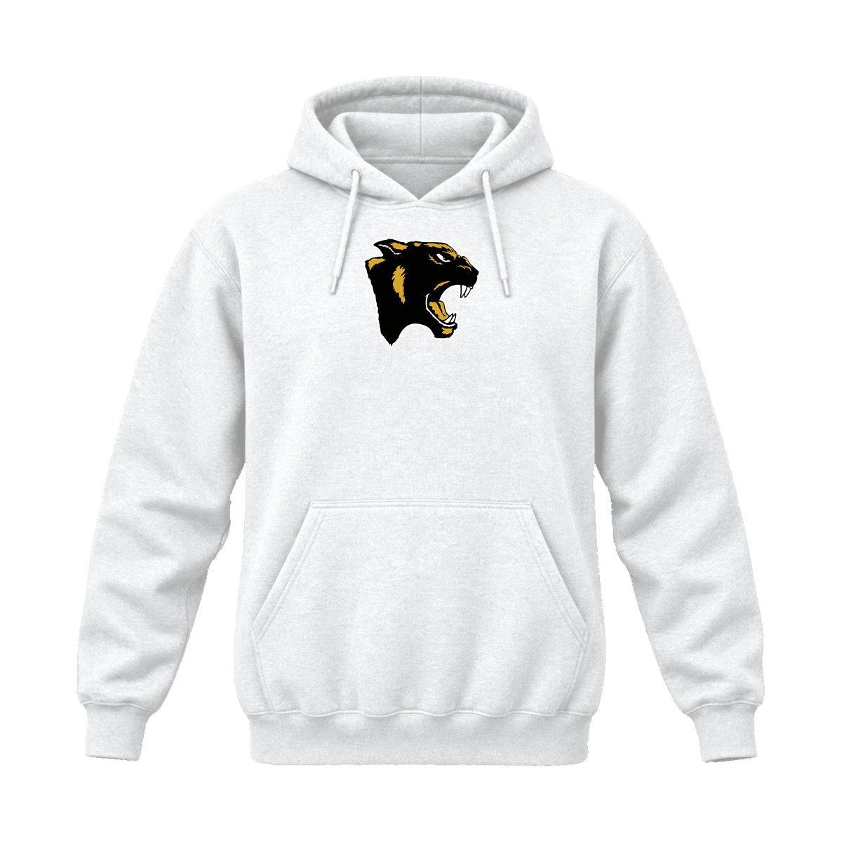 GBN Panther Logo Hoodie - White