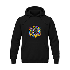 GBN Paint Splash Panther Premium Hoodie - Black