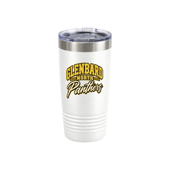 GBN Arched Panthers 20oz Tumbler - White