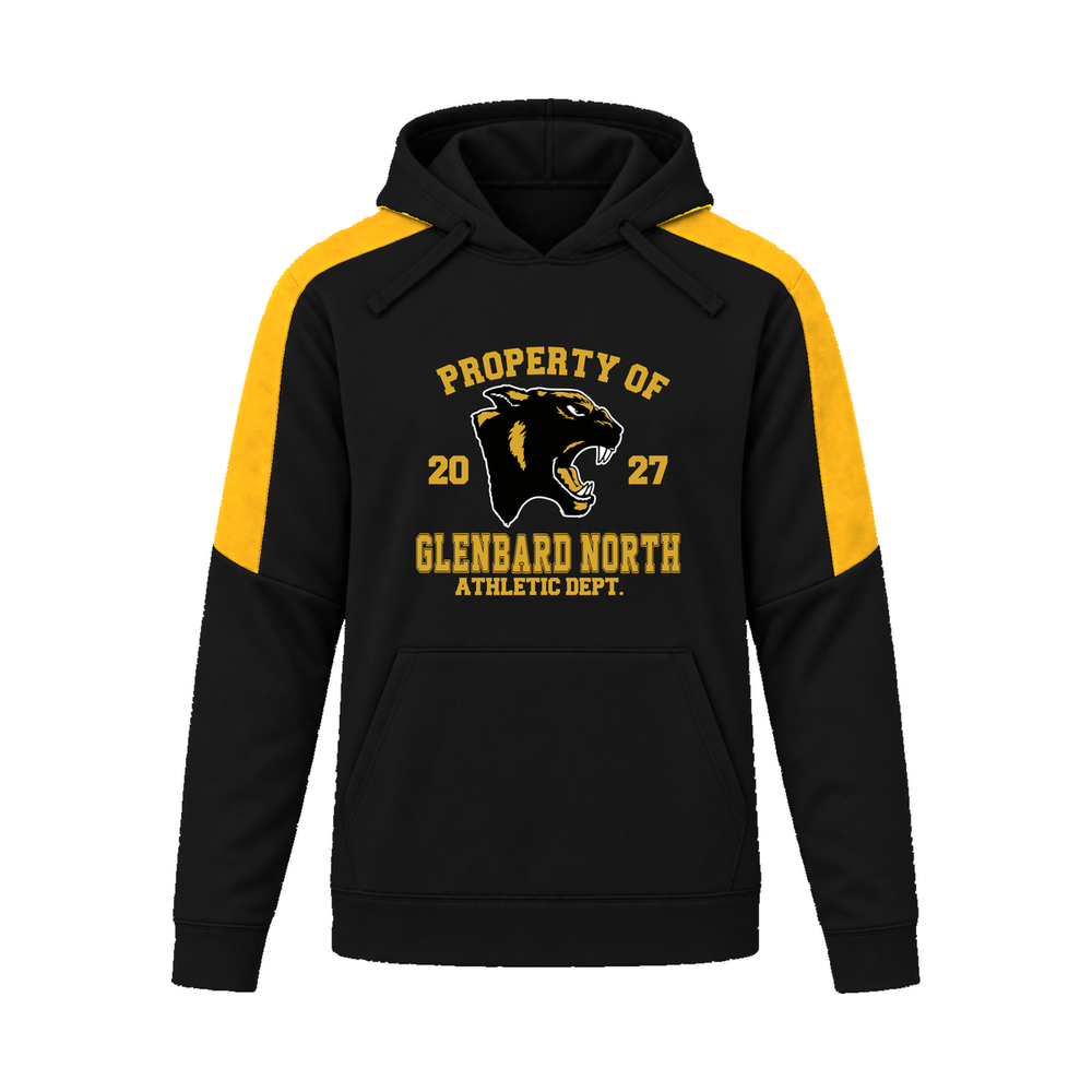GBN Property Of Performance Hoodie - Black/ Gold