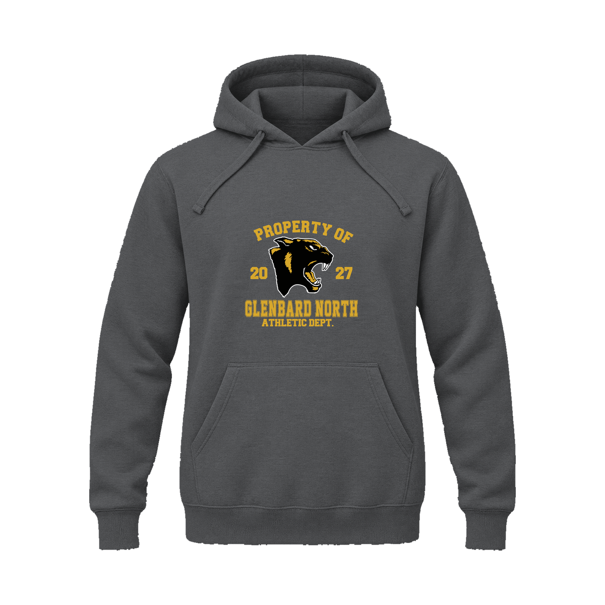 GBN Property Of Premium Hoodie - Dark Grey Heather
