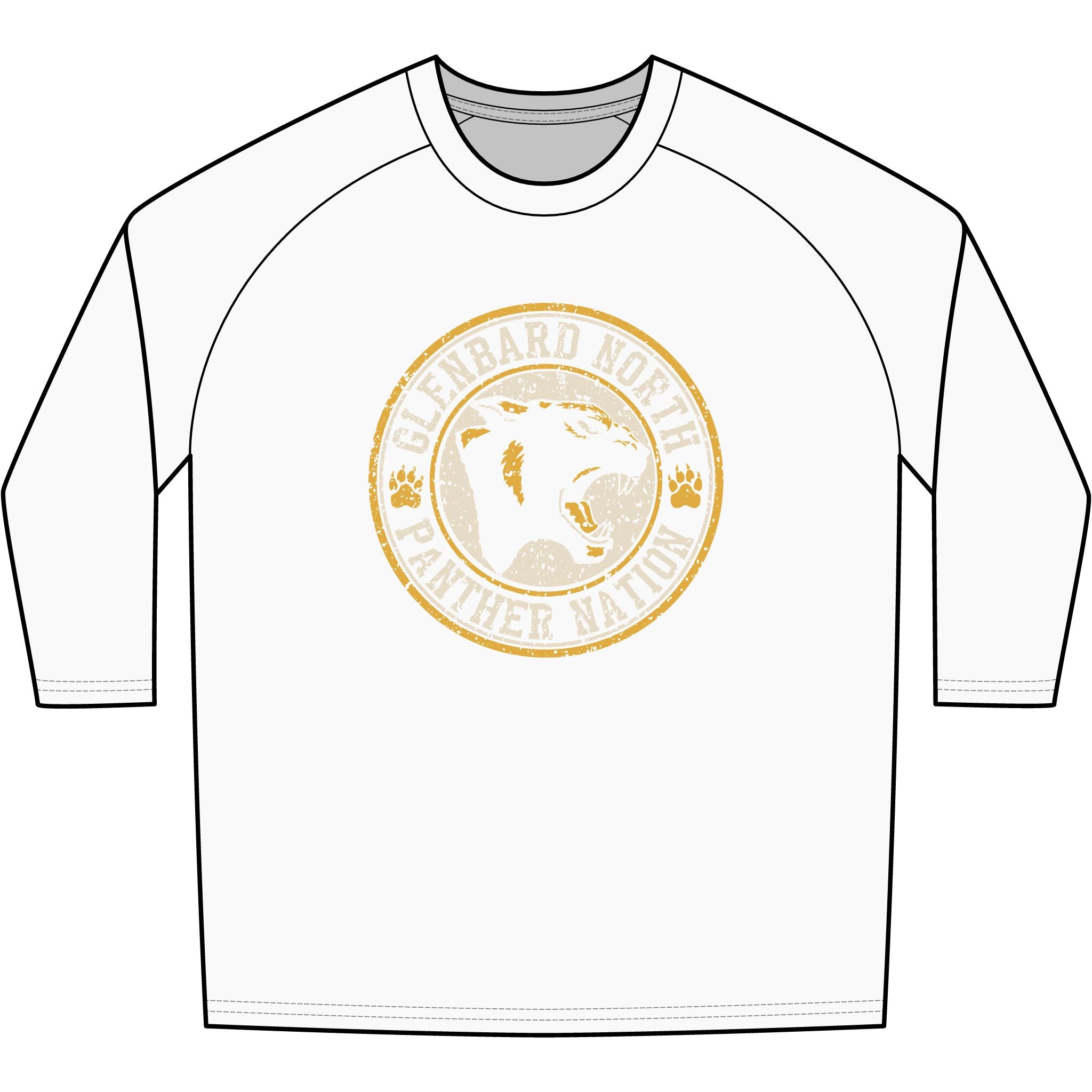 GBN Panther Nation Baseball Tee