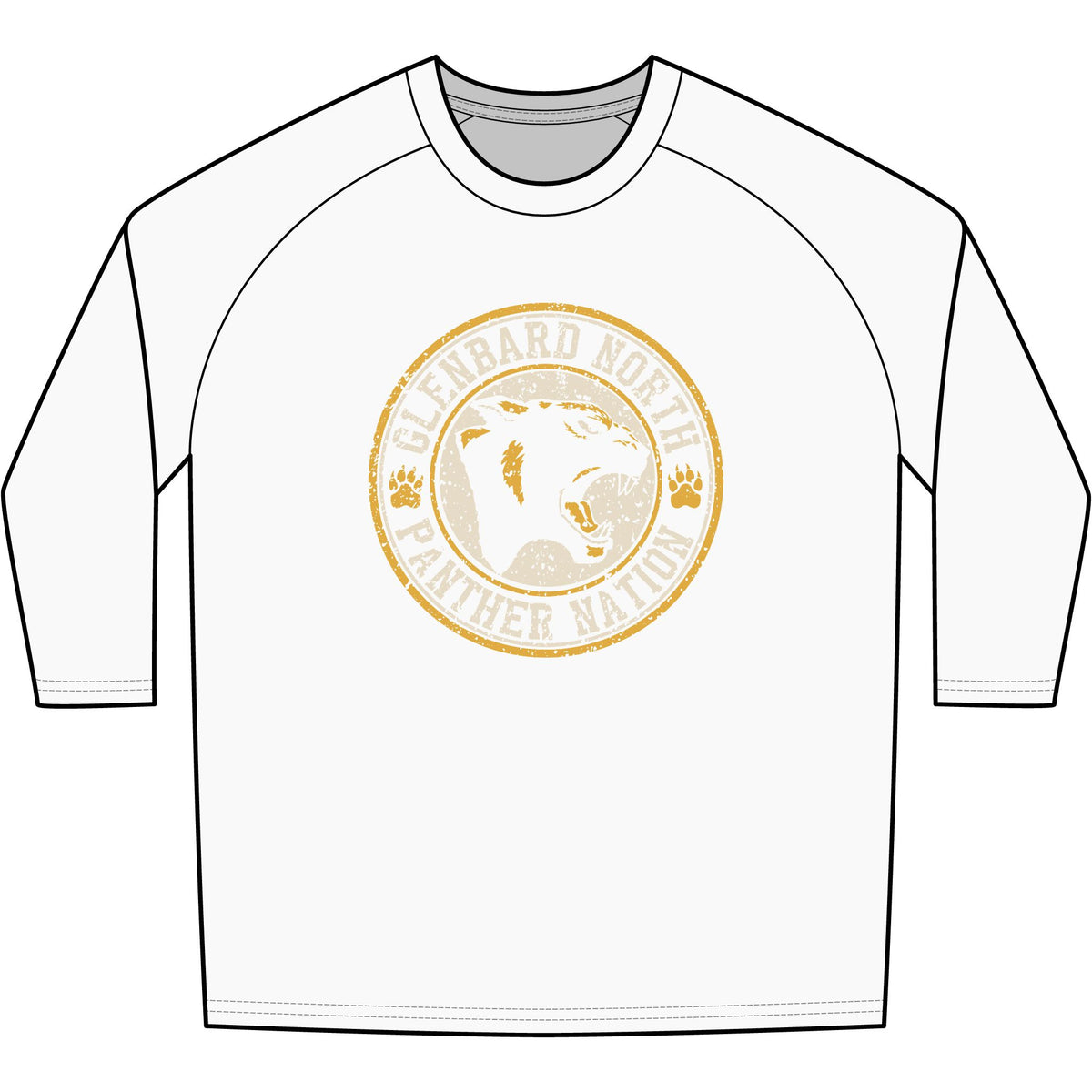 GBN Panther Nation Baseball Tee