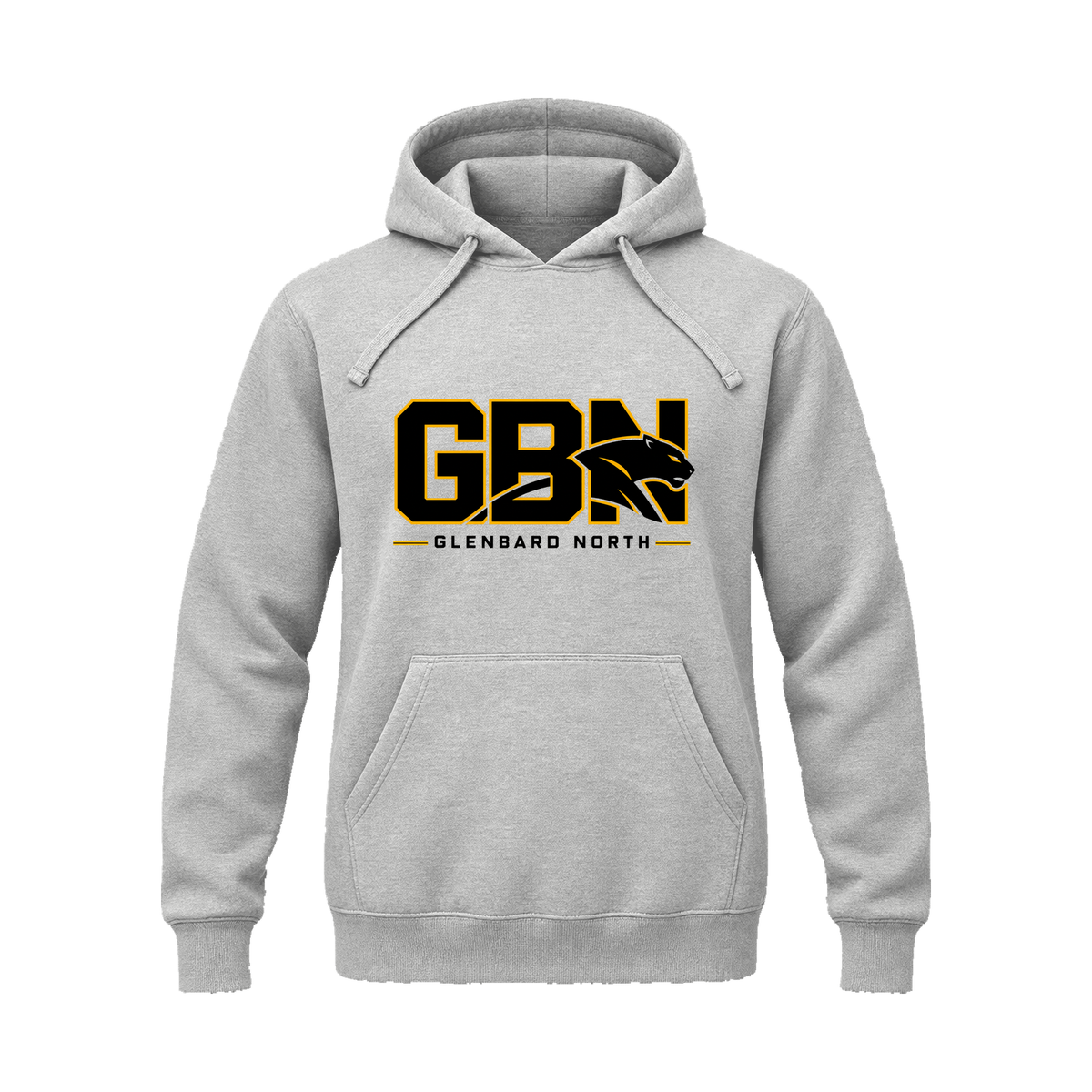 GBN Block Logo Premium Hoodie - Athletic Heather