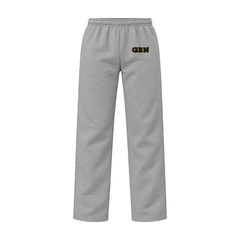 GBN Varsity Letters Open Bottom Sweatpants - Sport Grey