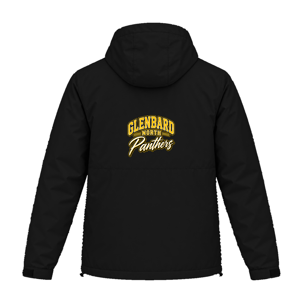GBN Panthers Insulated Jacket (Front and Back) - Black - back
