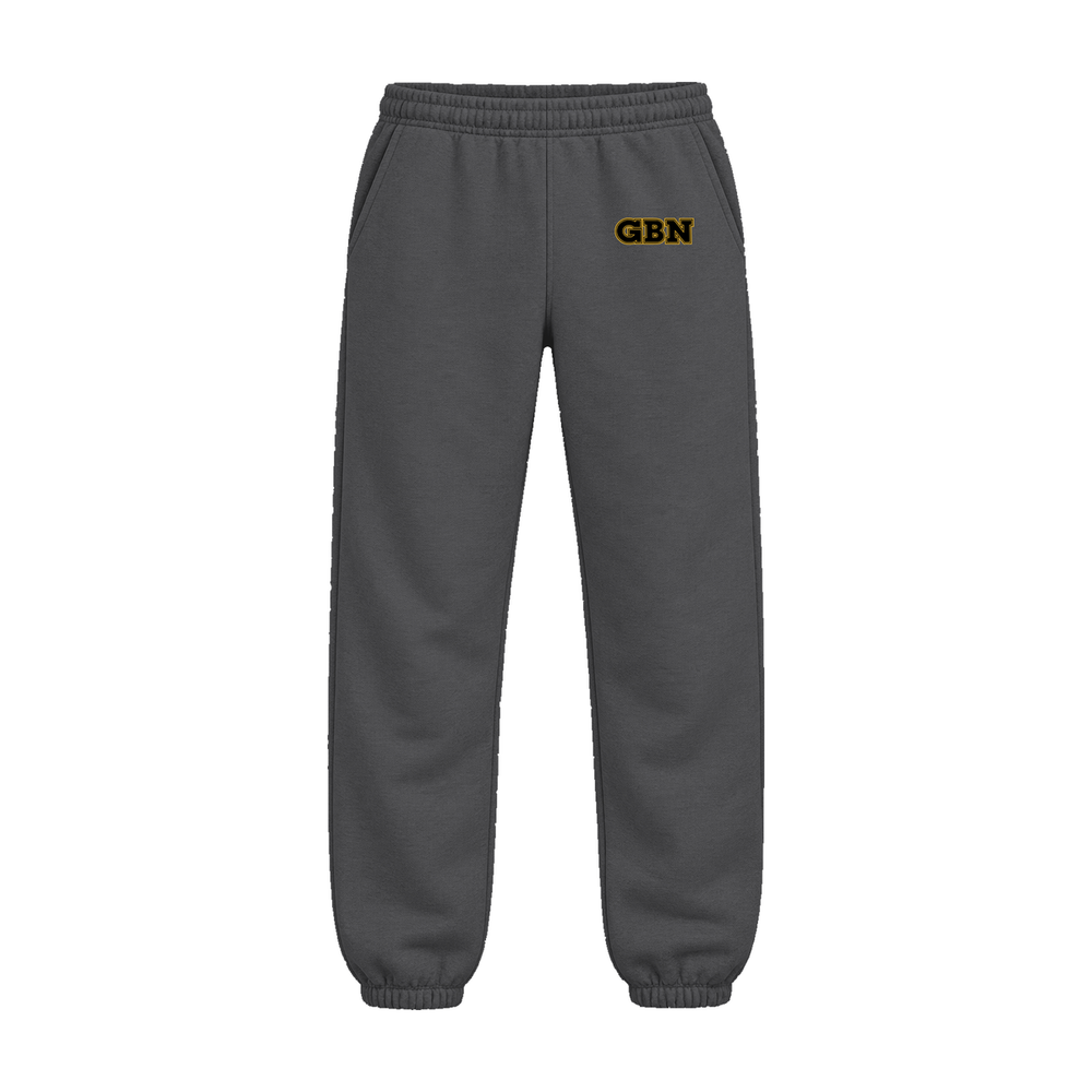 GBN Varsity Letters Sweatpants - Dark Heather