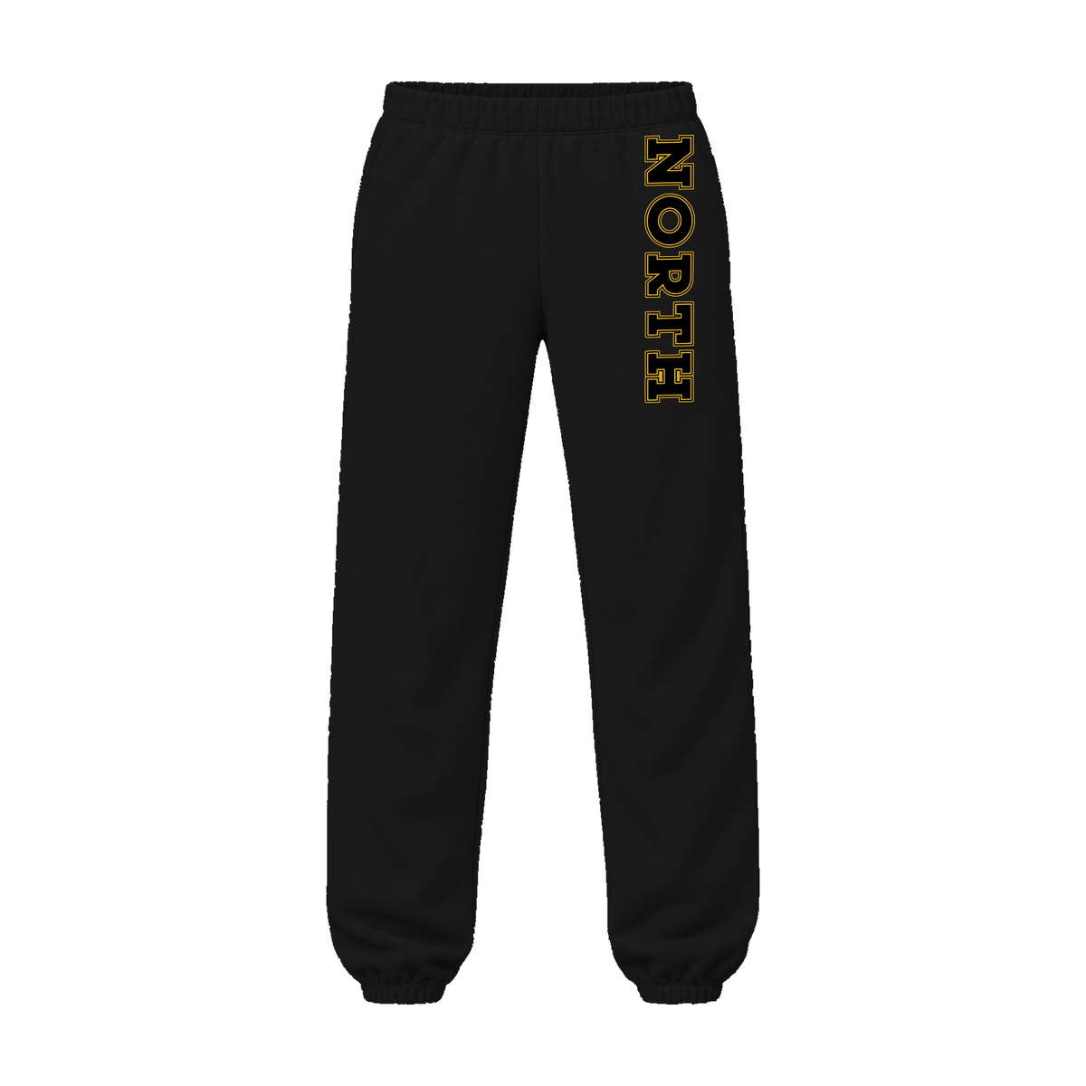 GBN NORTH Leg Premium Sweatpants - Black