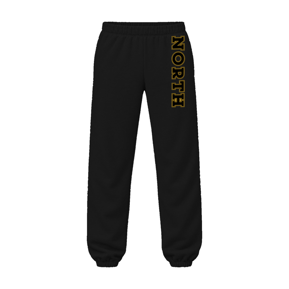 GBN NORTH Leg Premium Sweatpants - Black
