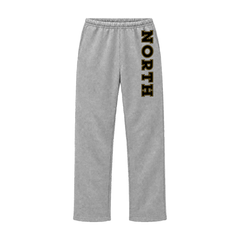 GBN NORTH Leg Straight Leg Sweatpants - Heather Grey