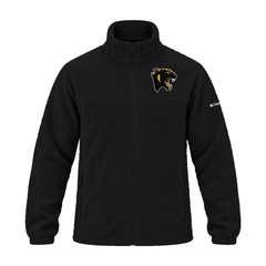 GBN Panther Logo Embroidered Fleece Jacket - Black