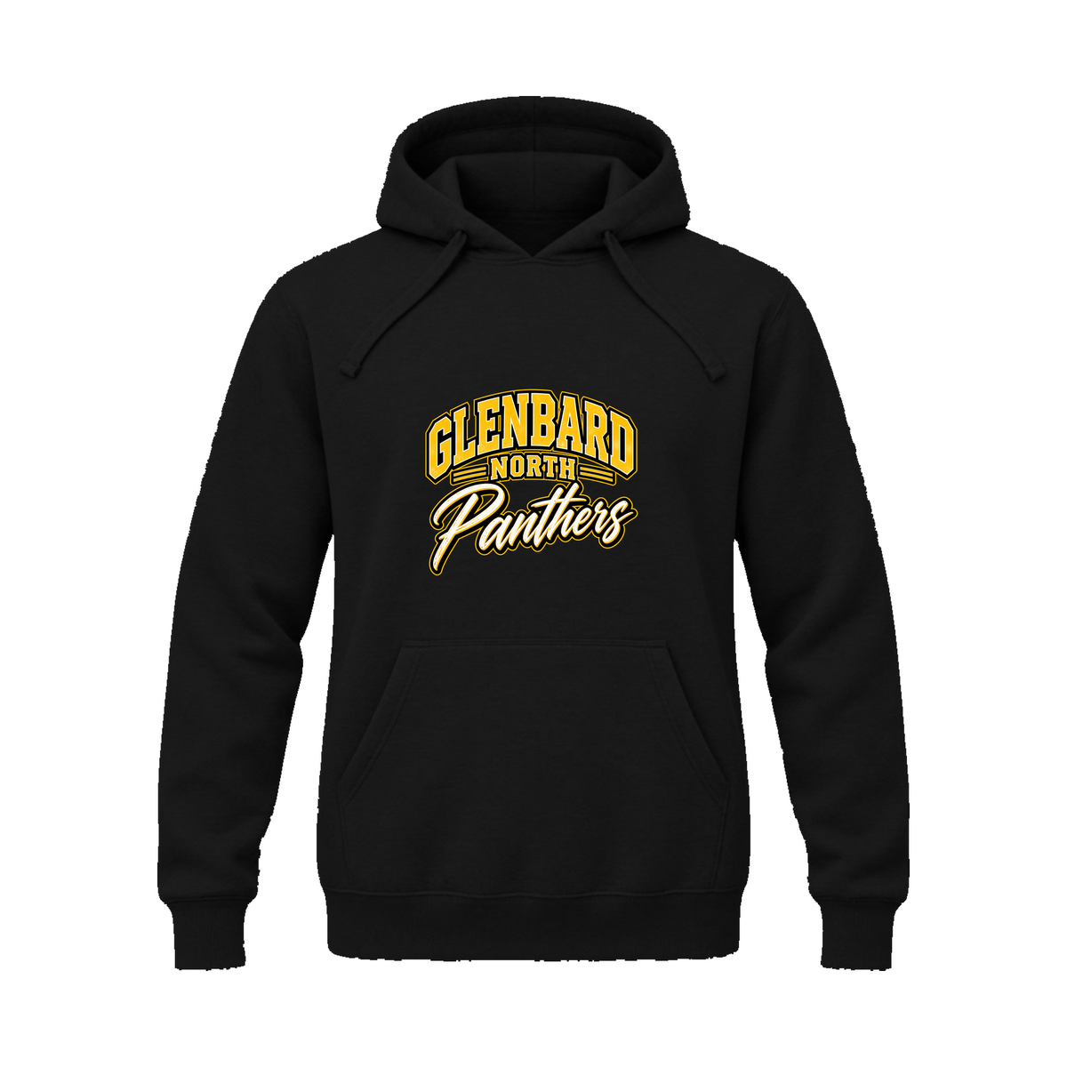 GBN Arched Panthers Premium Hoodie - Black