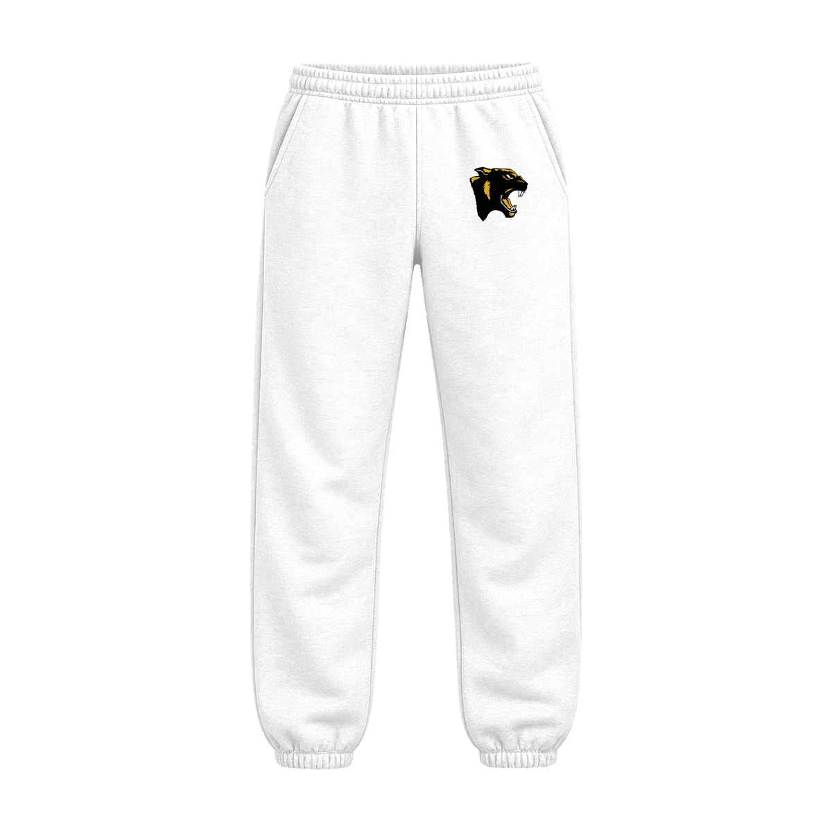 GBN Panther Logo Sweatpants - White