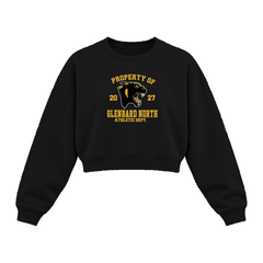 GBN Property Of Women's Cropped Crewneck - Black