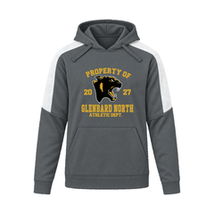GBN Property Of Performance Hoodie - Iron Grey/ White