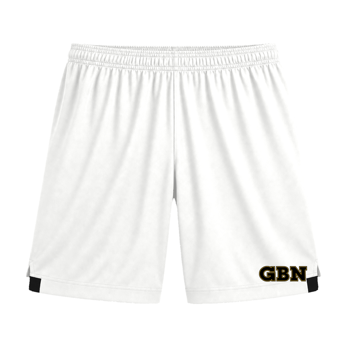 GBN Varsity Letters Two-Tone Shorts - White/ Black