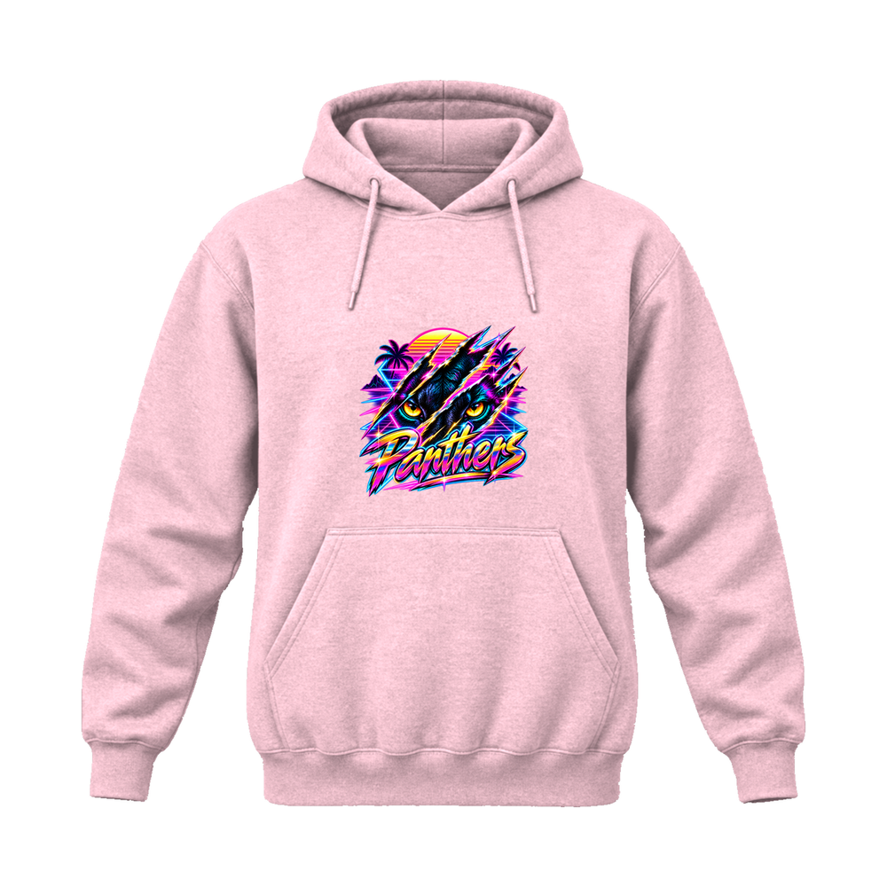 GBN Neon Panther Hoodie - Light Pink