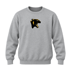 GBN Panther Logo Crewneck Sweatshirt - Sport Grey