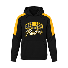 GBN Arched Panthers Performance Hoodie - Black/ Gold
