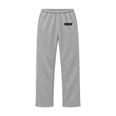 GBN Varsity Letters Straight Leg Sweatpants - Heather Grey