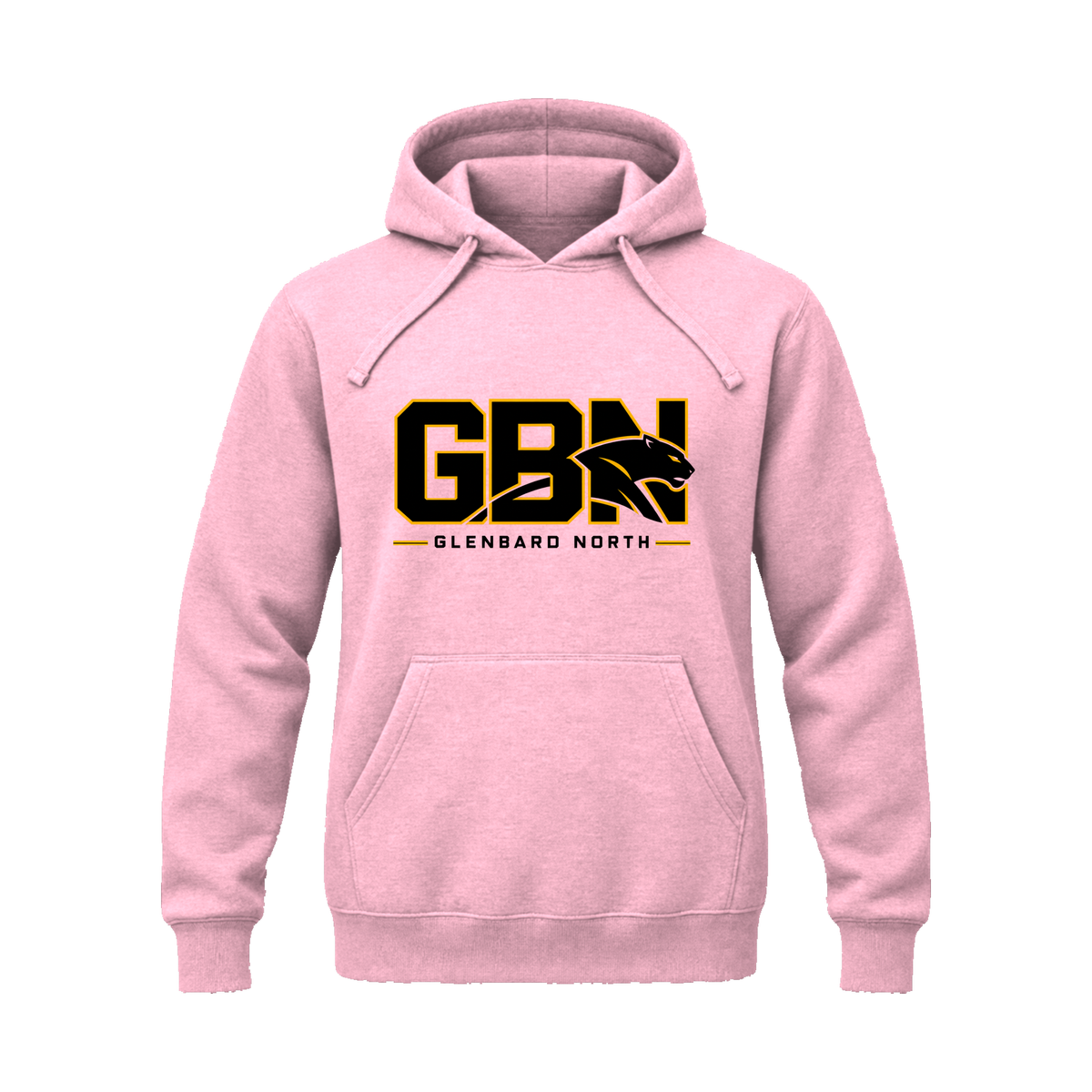 GBN Block Logo Premium Hoodie - Pink