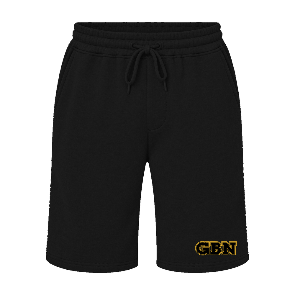 GBN Varsity Letters Fleece Shorts - Black