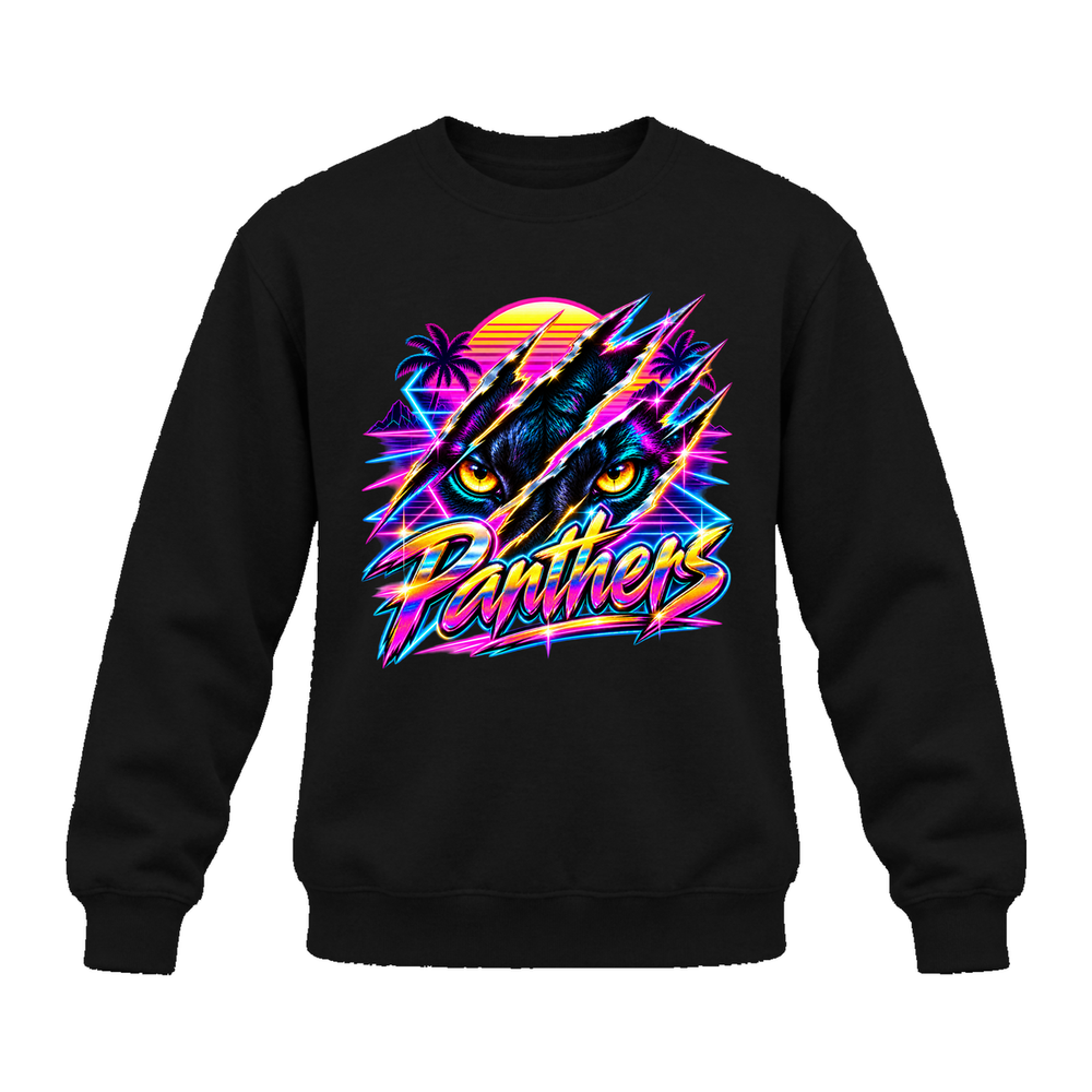 GBN Neon Panther Premium Crewneck - Black