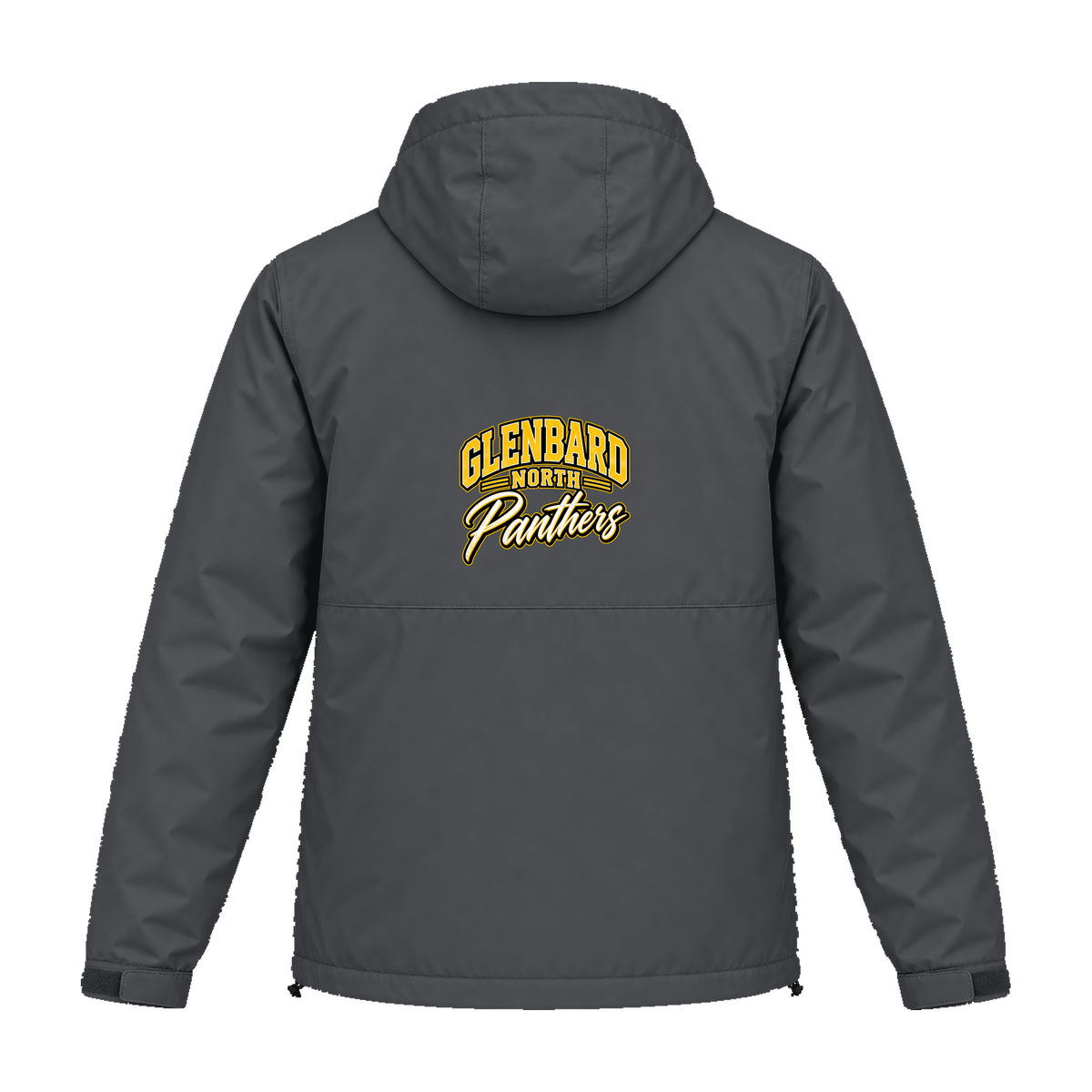 GBN Panthers Insulated Jacket (Front and Back) - Graphite - back