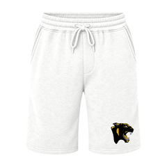 GBN Panther Logo Fleece Shorts - White